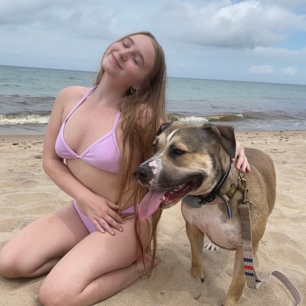 Purple bikini set